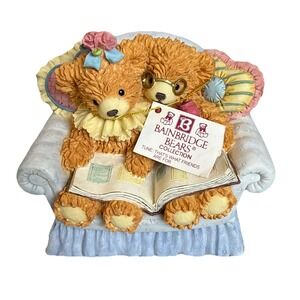 Bainbridge Bears music box  "Thats what friends are for" 1970's Frederick  Maria